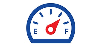 icon of fuel gauge